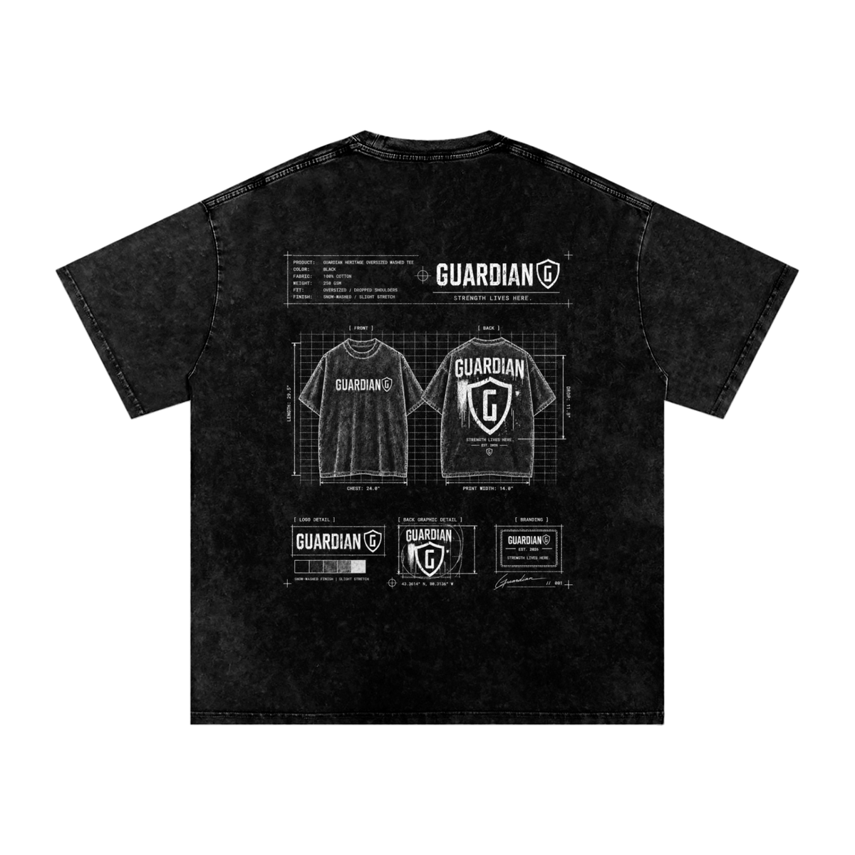 Founding Issue 001 Oversized Washed Tee