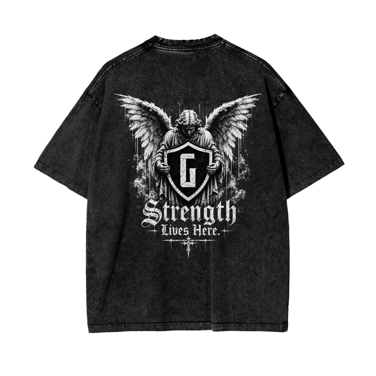 Guardian Angel Oversized Washed Tee
