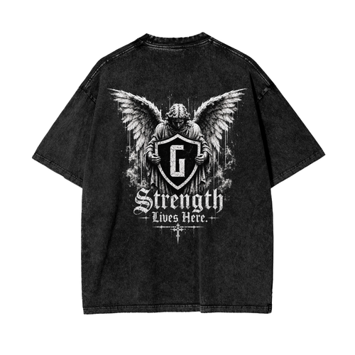 Guardian Angel Oversized Washed Tee