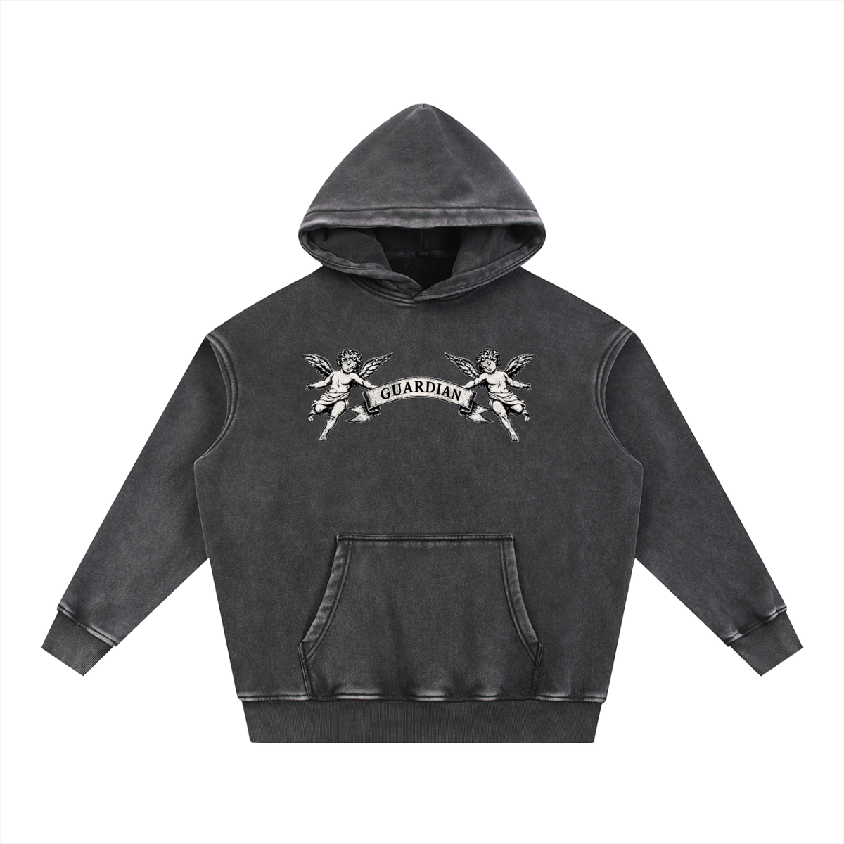 Guardian Angel Washed Ultra Oversized Hoodie