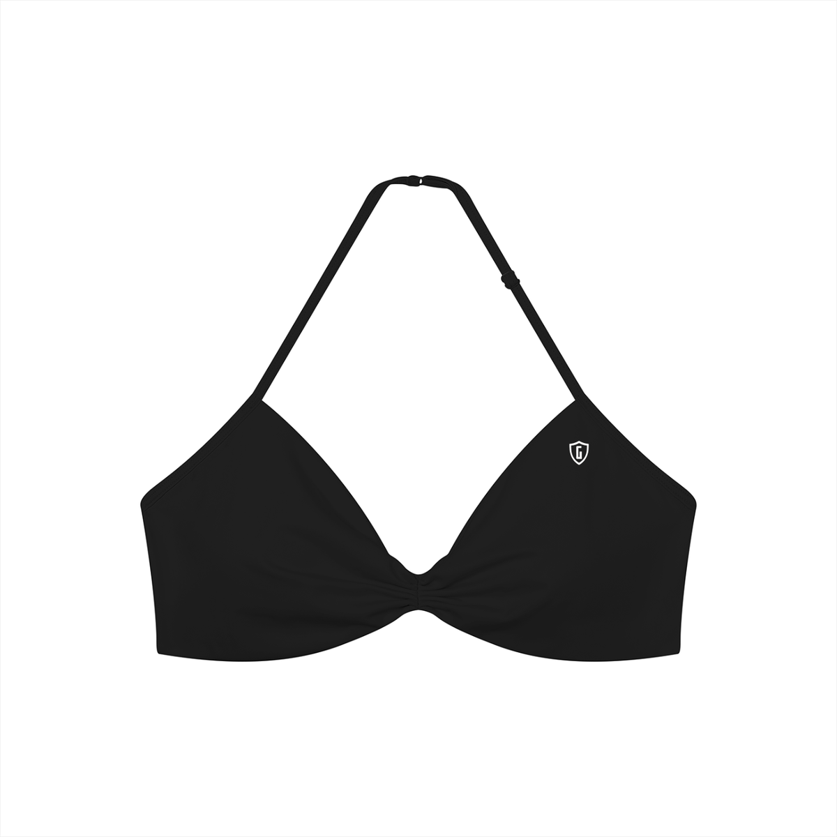 Guardian Ruched Halter-Neck Sports Bra
